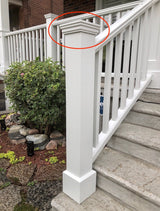 Newel Post with Trex Railing and PVC Column Wraps_1.jpeg