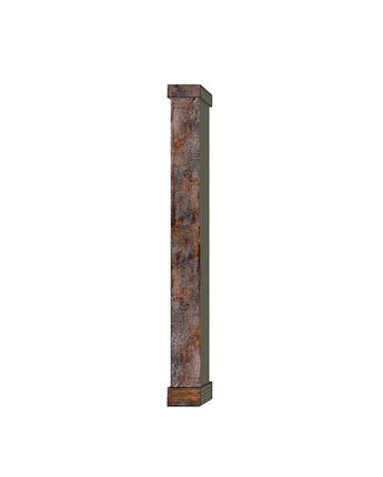 Faux Barn Wood Column Wrap 10"