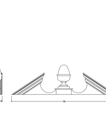 Acorn Pediment