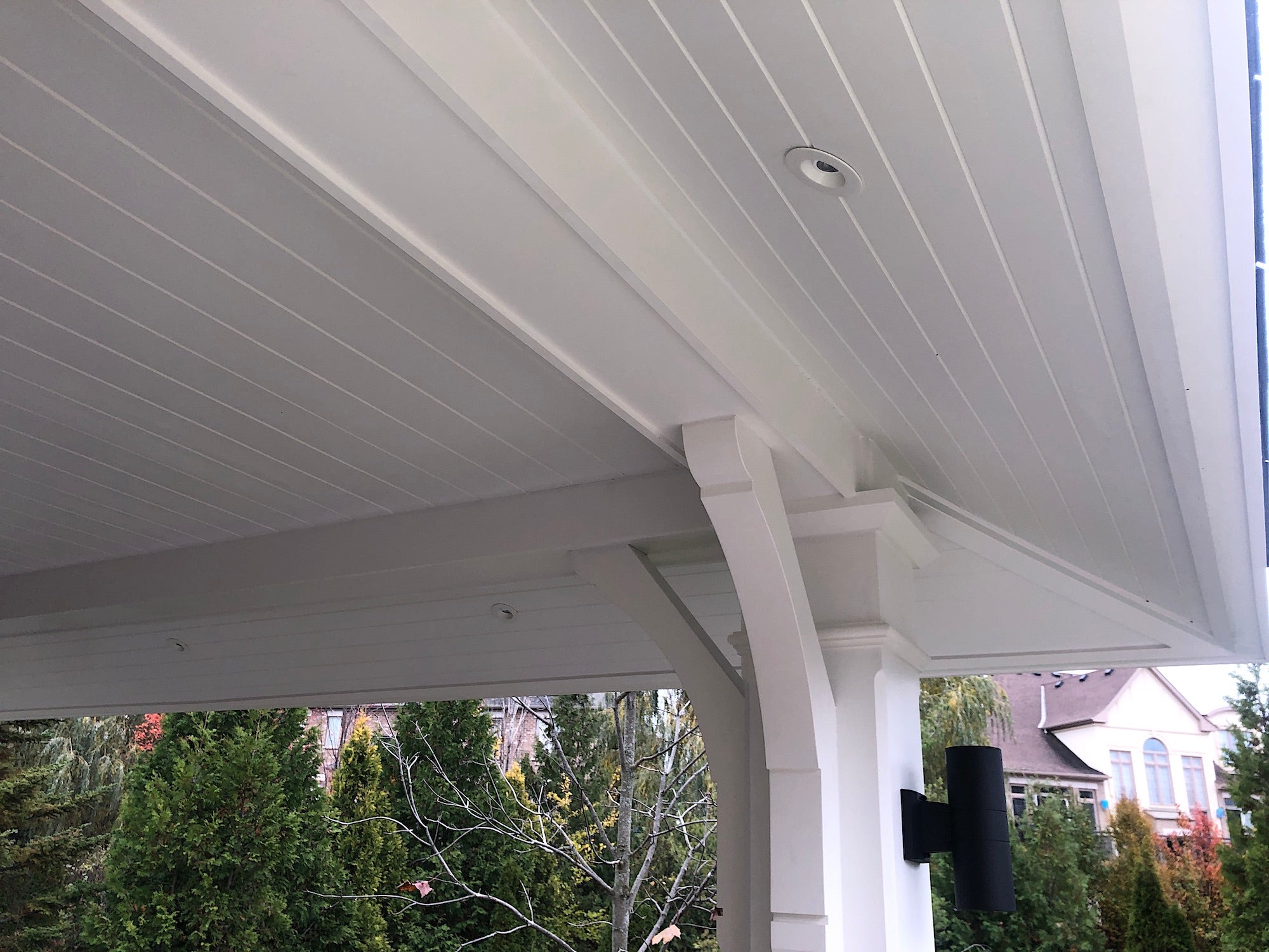 Cladding For Ceiling PVC Recessed Beam Cladding - Ideal for Patios and Porch Ceilings ...