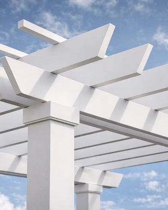 Craftsman Pergola Rafter Tail -Mounting Method- From the Back (to a wall or rafter)