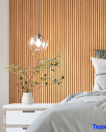 Pre-finished 3D Reeded Wall