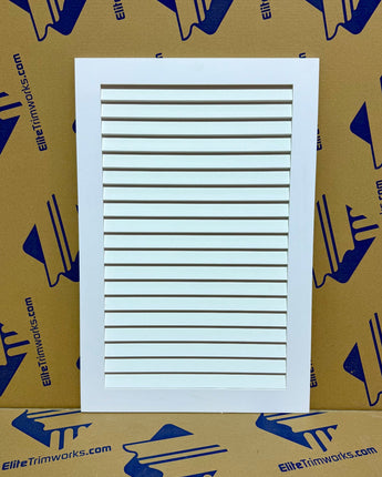 Vertical Rectangular Louver - Craftsman Style