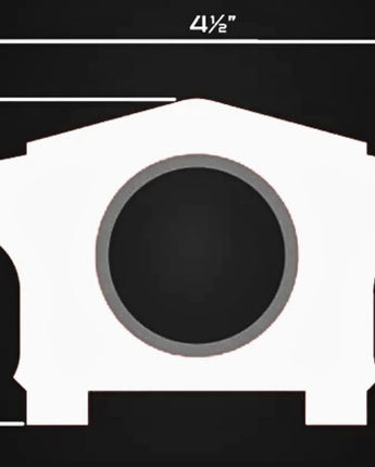 Balustrade Top Rail U-shaped, 4 1/2", 12ft
