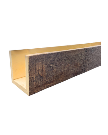 Faux Barn Wood Ceiling Beam (U-Shaped)