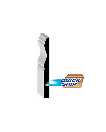 Flexible 4" Colonial Baseboard, 8ft