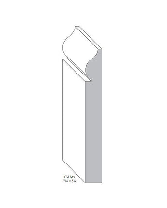 Flexible 5-1/4" Baseboard - C-LM9