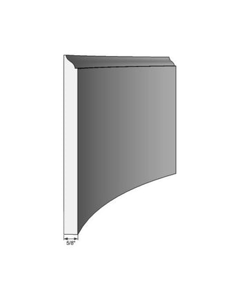 Flexible, PVC Wainscot Lower Rail