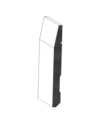 Flexible 7-1/4" Bevel Baseboard - Fairbank #36