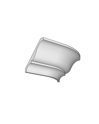 4" Flexible Cornice (per foot)