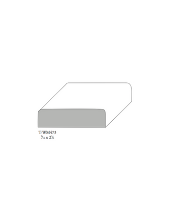 Flexible 2-1/4" Flat Stock Casing
