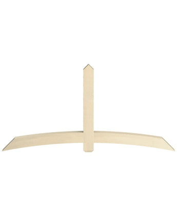 Gable Bracket Pediment - Asher Chamfered