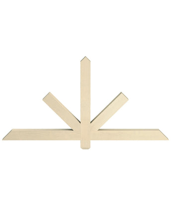 Gable Bracket Pediment - Burnham Chamfered