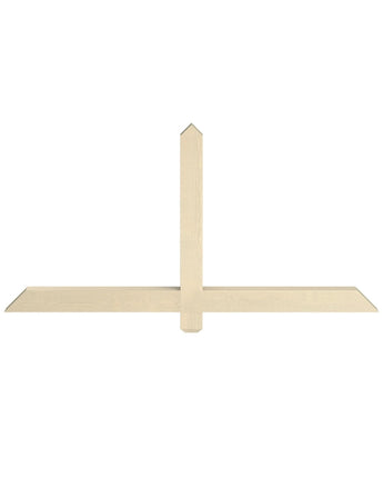 Gable Bracket Pediment - Meier Chamfered