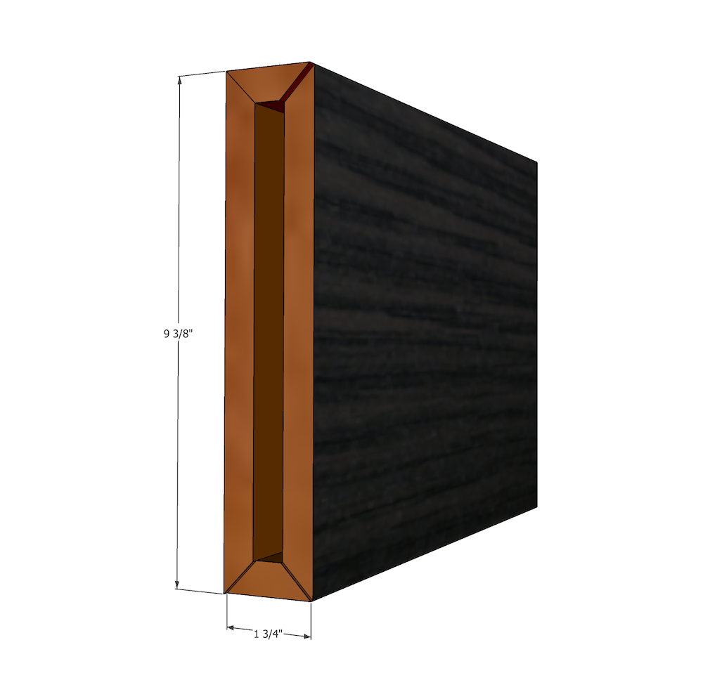 Graphic Rafter Decorative Hardwood Rafter 10