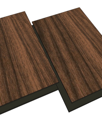 Shiplap Walnut Wall Panels