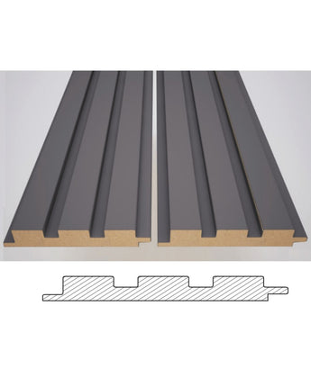 Pre-finished 3D Slat Wall