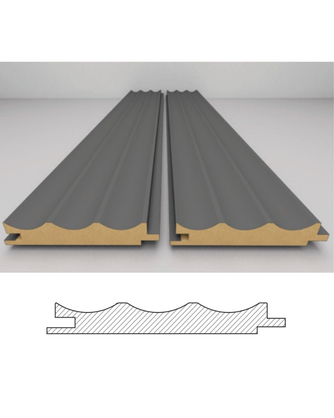 Wave Panel Edge Pre-Finished 3D Wave Wall Panels | Contemporary Wood Design – Elite ...