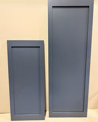 Premier Flat Paneled Shutters - PVC (Pair)- Single Panel