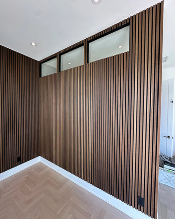 Premium Natural Oiled Oak Wood Slat Wall Panels