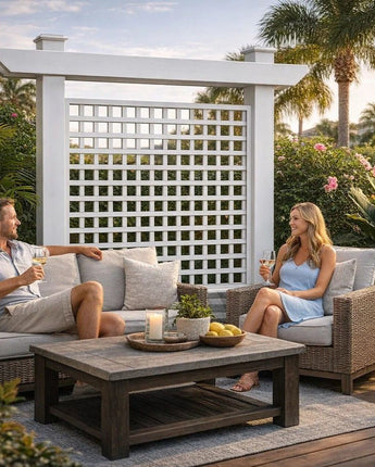 Outdoor Privacy Screen - 8 ft Single Panel