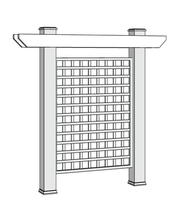 Outdoor Privacy Screen - Single Panel