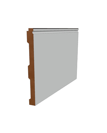 Lower Rail for Paneled or Shaker Wainscoting