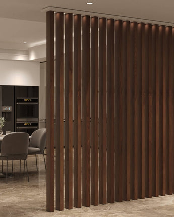 Hardwood Slat Room Divider – 2" x 6"