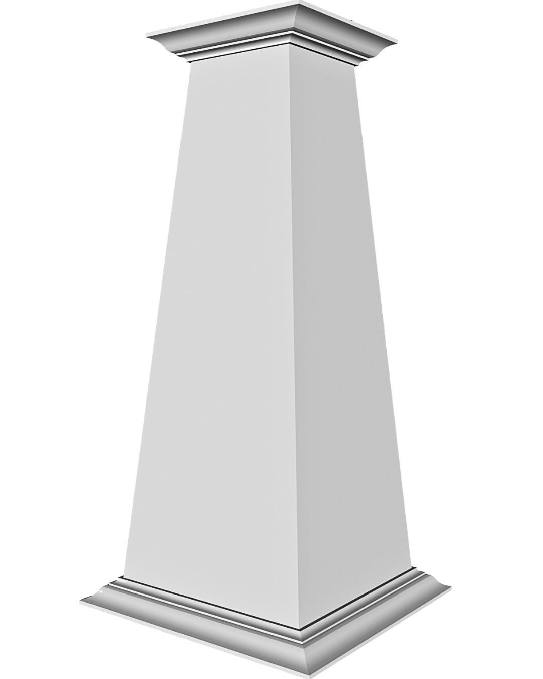 10/16 Tapered PVC Column Wrap – Elite Trimworks Corp.