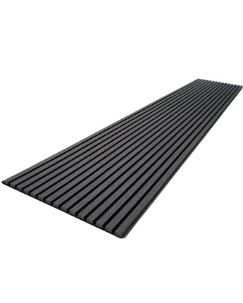 Technical Grey Wood Slat Wall Panels