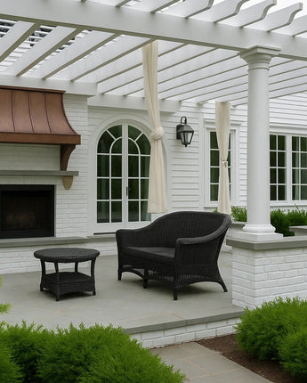 8"  Round, Tapered, FRP Column